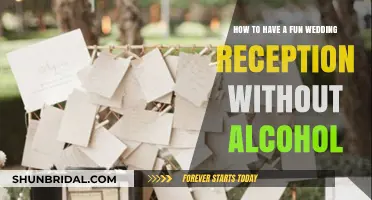 Make Your Wedding Reception Fun Without Alcohol