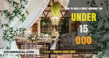 Budget-Friendly Wedding Bliss: Planning Your Dream Day Under $15,000