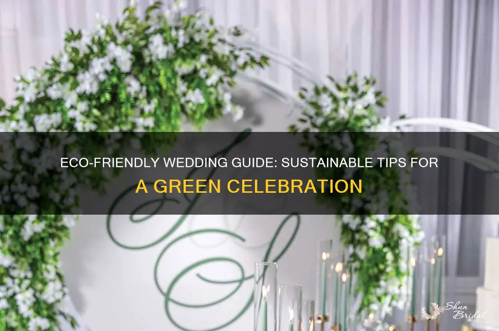 how to have a green wedding