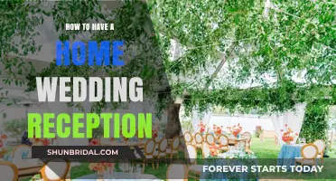 Planning a Memorable Home Wedding Reception