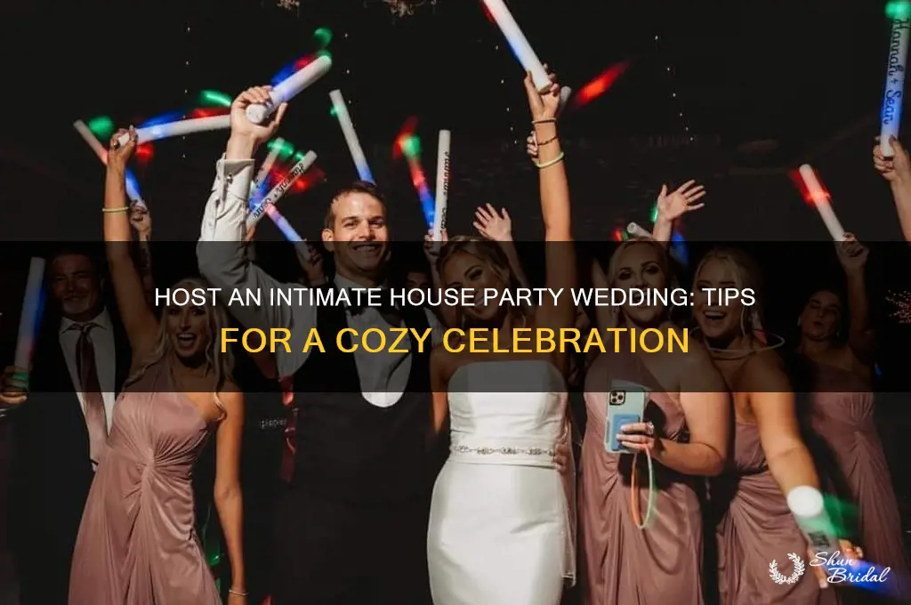 how to have a house party wedding