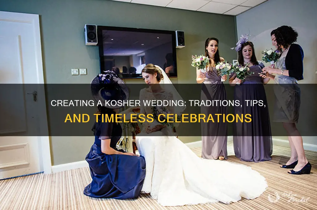 how to have a kosher wedding