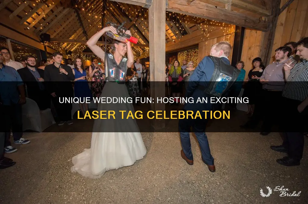how to have a laser tag at wedding