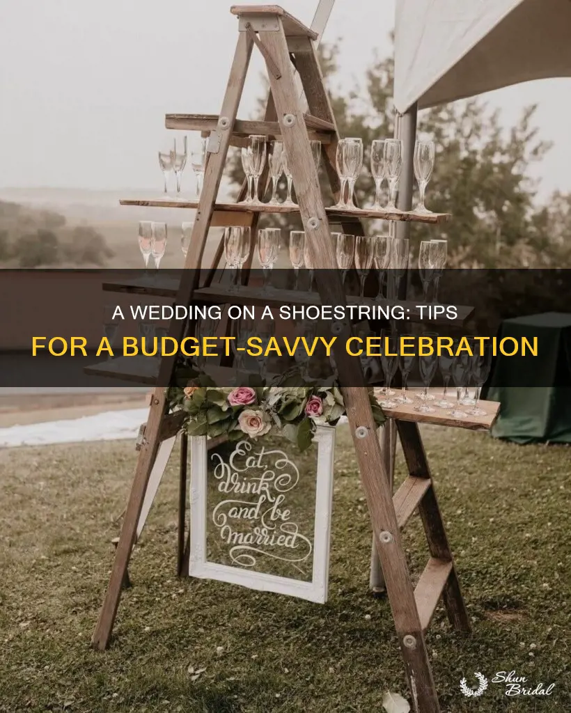 how to have a low budget wedding