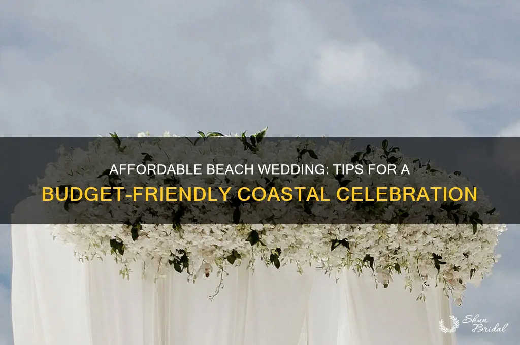 how to have a low cost beach wedding