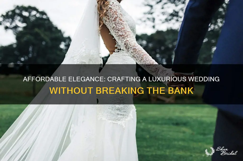how to have a luxury wedding on a budget