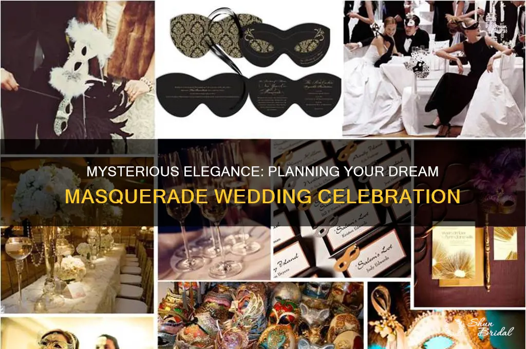 how to have a masquerade wedding