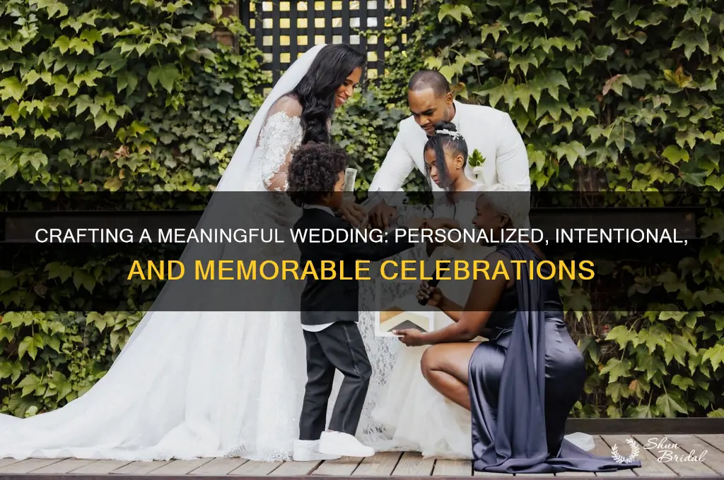 how to have a meaningful wedding
