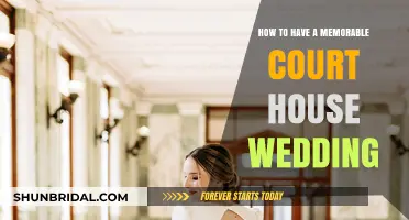Simple Yet Unforgettable: Crafting a Memorable Courthouse Wedding