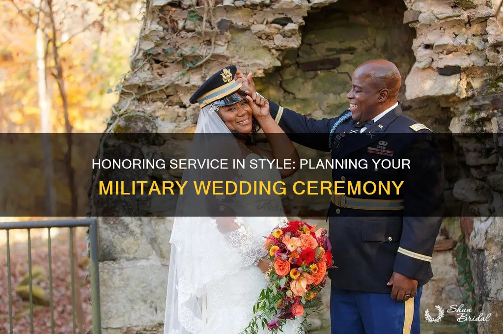 how to have a military wedding