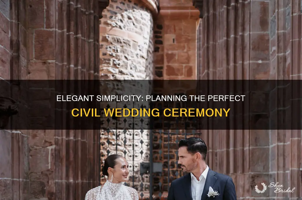 how to have a nice civil wedding