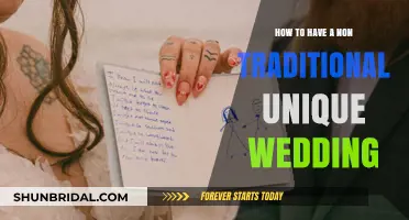 Unconventional Vows: Crafting a Unique, Non-Traditional Wedding Experience
