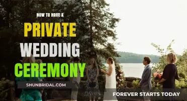Intimate Vows: Planning a Private Wedding Ceremony with Ease