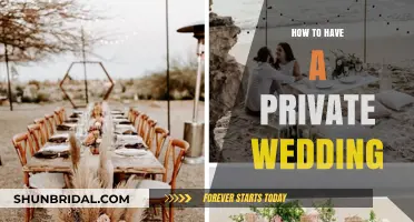 Intimate Celebrations: A Guide to Planning Your Private Wedding