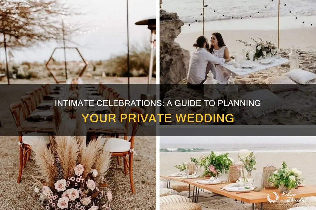 how to have a private wedding