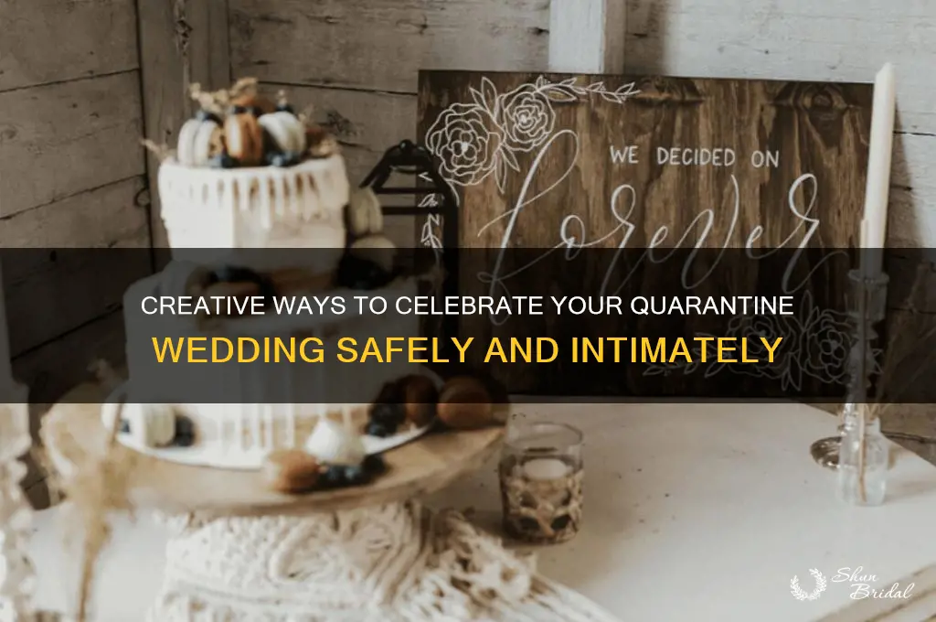 how to have a quarantine wedding