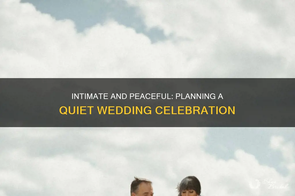 how to have a quiet wedding