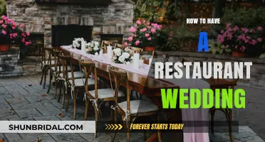 Restaurant Wedding Guide: Planning Your Intimate Culinary Celebration