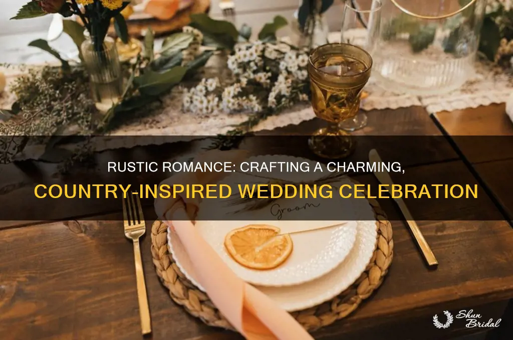 how to have a rustic wedding