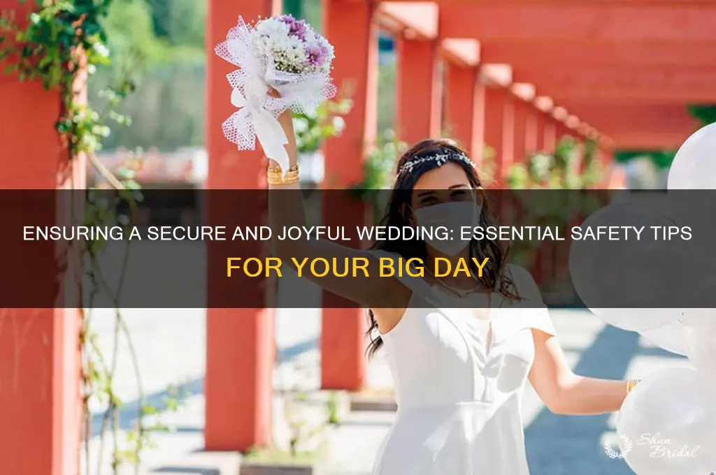 how to have a safe wedding