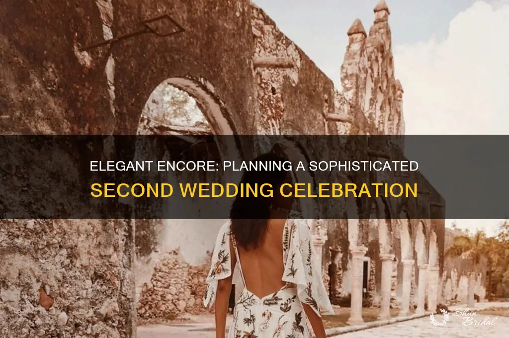 how to have a second wedding with class
