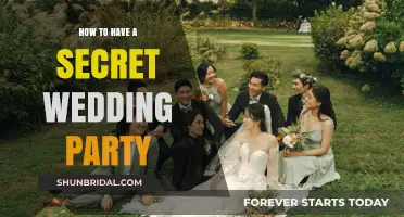 Plan a Discreet Celebration: Your Guide to a Secret Wedding Party