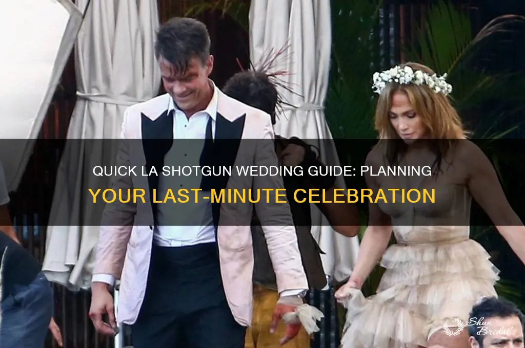 how to have a shotgun wedding in la