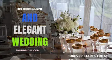 Effortless Elegance: Crafting a Simple, Timeless Wedding Celebration