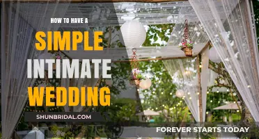 Creating a Cozy, Intimate Wedding: Simple Tips for a Meaningful Celebration