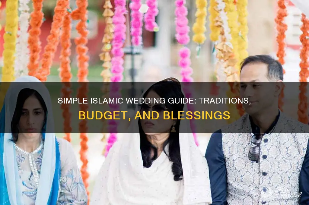 how to have a simple islamic wedding