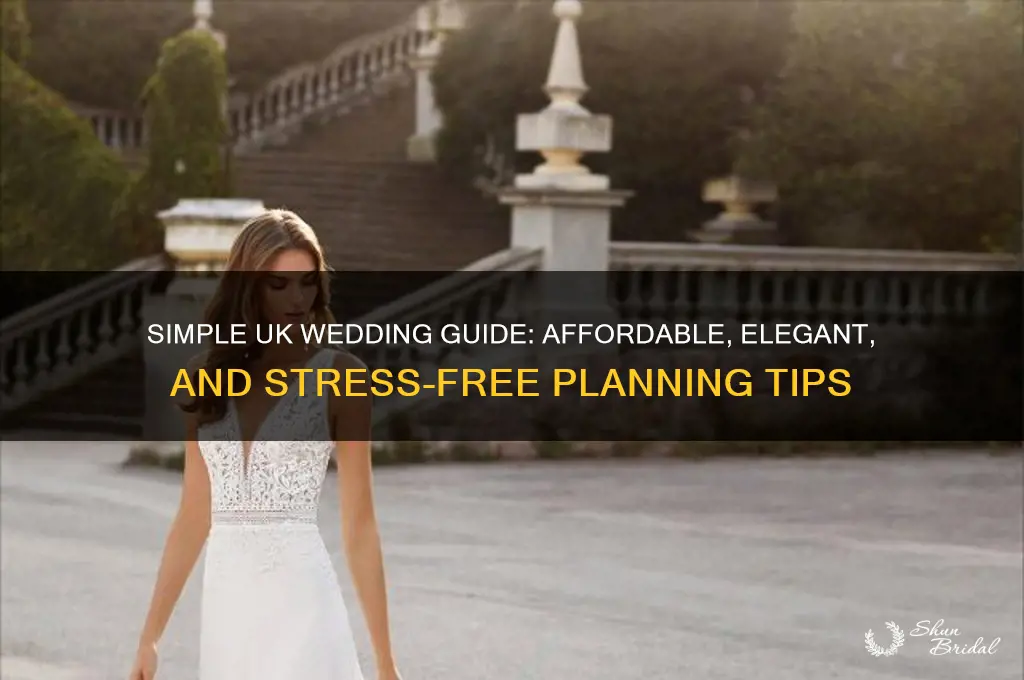 how to have a simple wedding uk