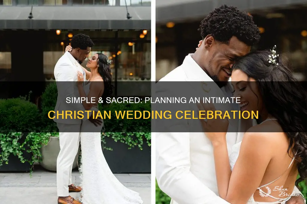 how to have a small christian wedding