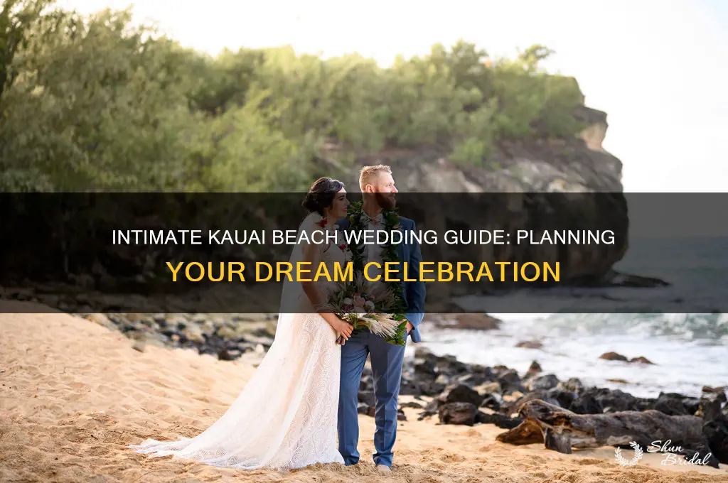 how to have a small intimate beach wedding in kauai