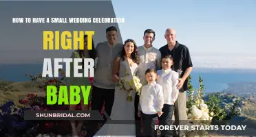 Intimate Post-Baby Wedding: Tips for a Cozy Celebration of Love