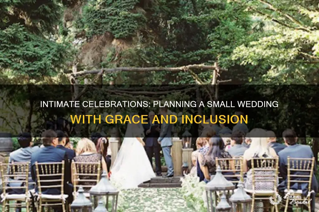 how to have a small wedding without offending any ody