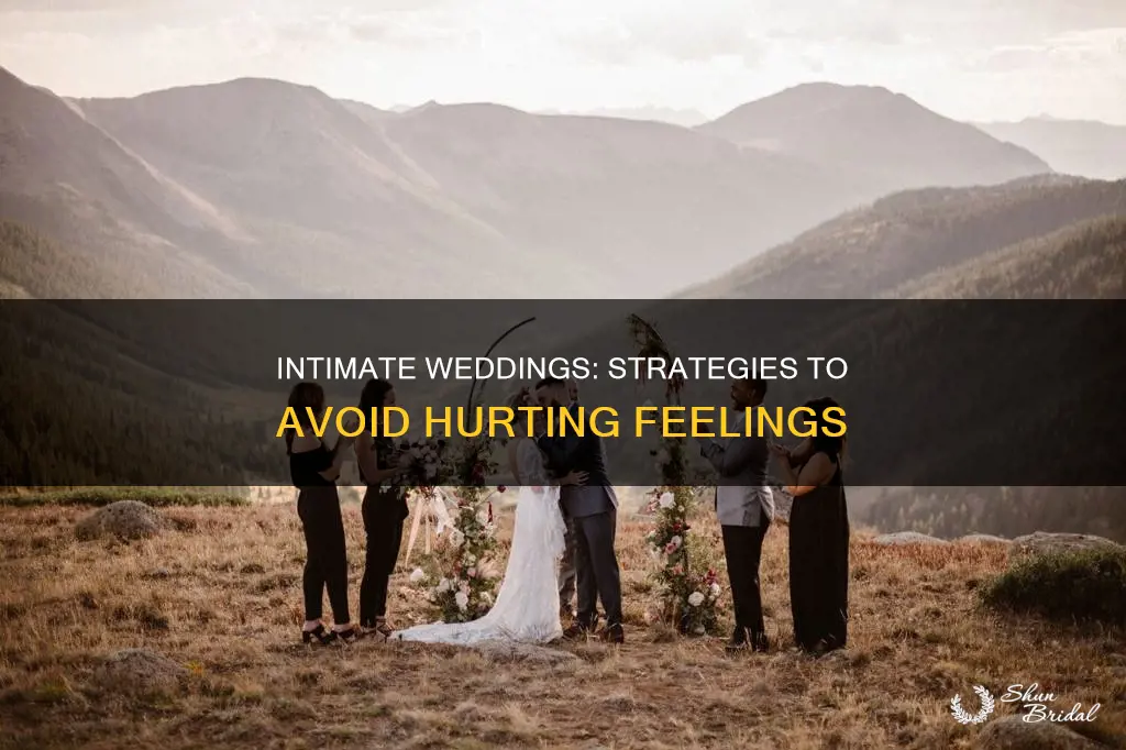 how to have a small wedding without offending anyone