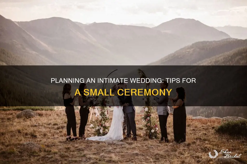 how to have a small wedding