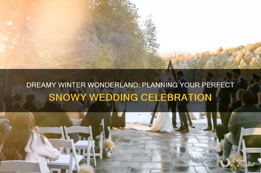 how to have a snowy wedding