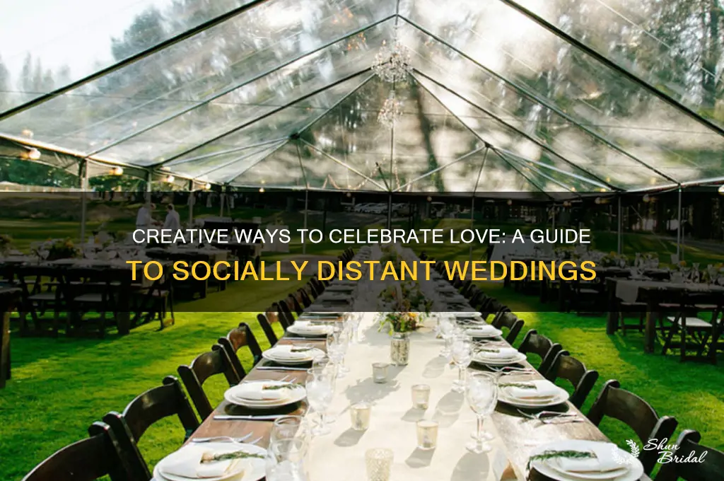 how to have a socially distant wedding