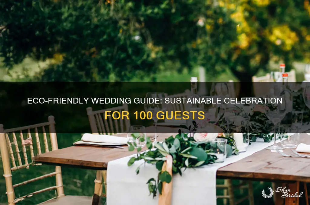 how to have a sustainable wedding of 100