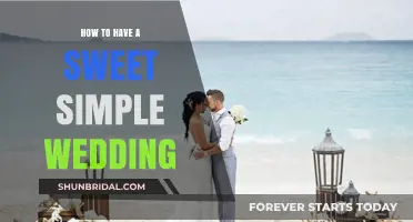 Simple Wedding Bliss: Tips for a Sweet, Stress-Free Celebration