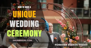 Crafting Your Dream: Unique Wedding Ceremony Ideas to Stand Out