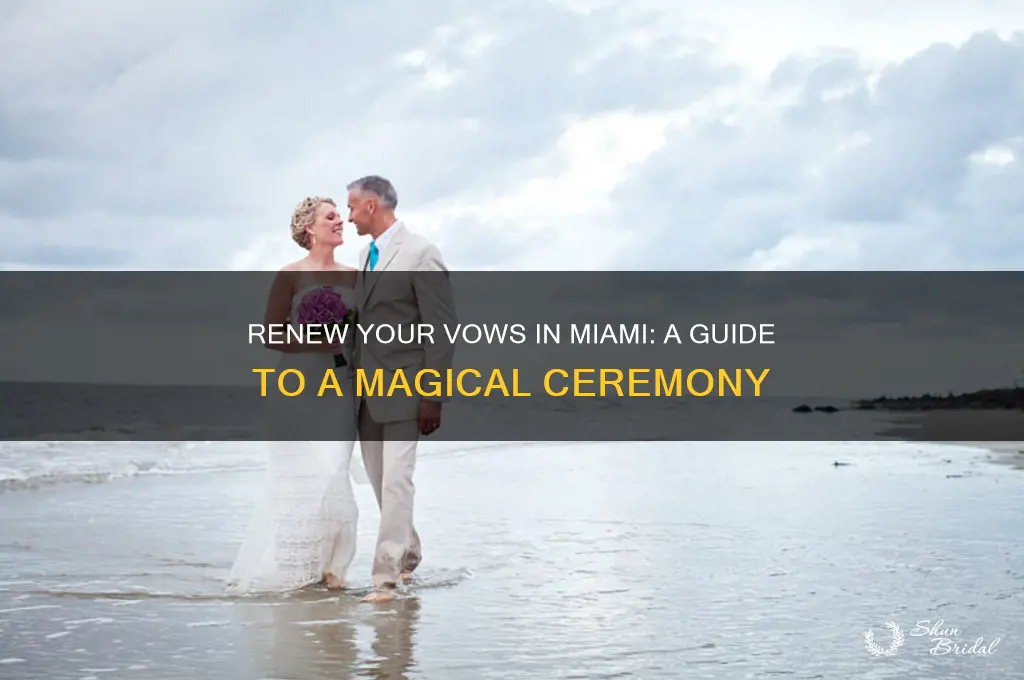 how to have a vow renewal ceremony in miami florida