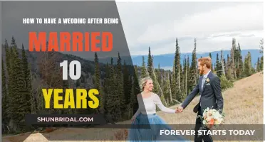 Renewing Vows: Celebrating a Decade of Love with a Dream Wedding