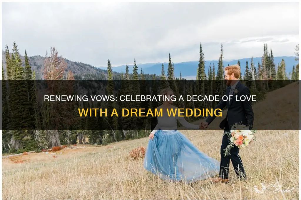 how to have a wedding after being married 10 years