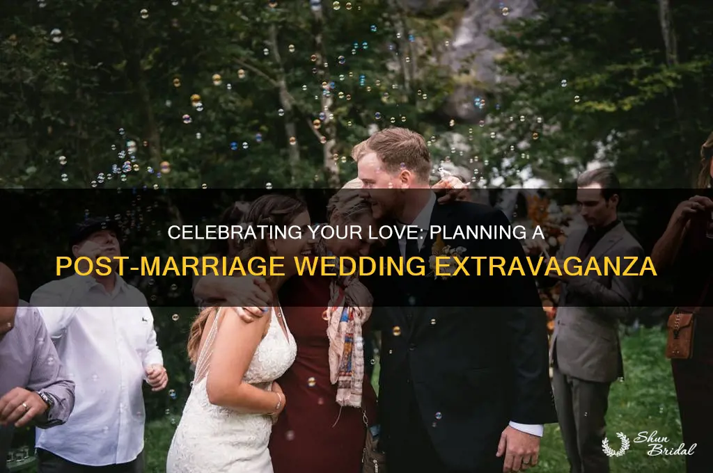 how to have a wedding after being married