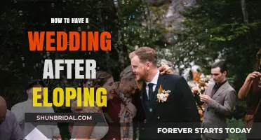 Celebrate Your Love Twice: Planning a Wedding After Eloping
