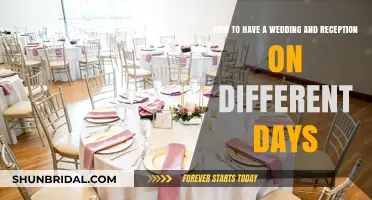 Split Your Celebration: Tips for Separate Wedding and Reception Days