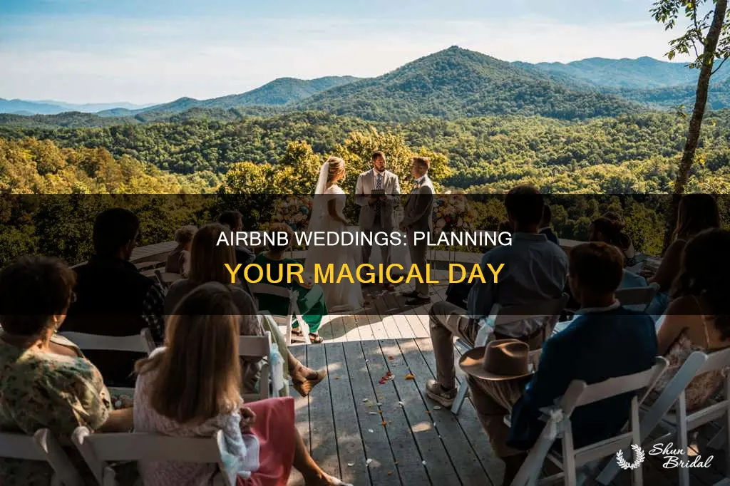 how to have a wedding at an airbnb