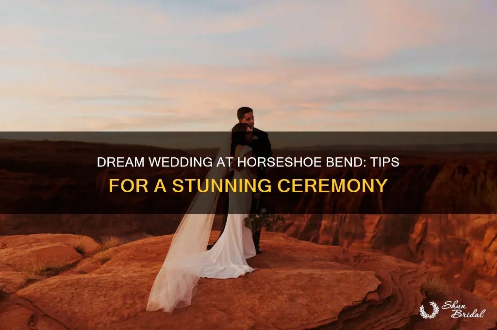 how to have a wedding at horseshoe bend